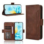 For Honor 200 Lite Global Skin Feel Calf Texture Card Slots Leather Phone Case(Brown)