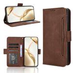 For Honor 200 5G Skin Feel Calf Texture Card Slots Leather Phone Case(Brown)