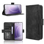 For Honor 300 5G Skin Feel Calf Texture Card Slots Leather Phone Case(Black)