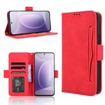 For Honor 300 5G Skin Feel Calf Texture Card Slots Leather Phone Case(Red)