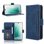 For Honor 300 Pro 5G / 300 Ultra 5G Skin Feel Calf Texture Card Slots Leather Phone Case(Blue)