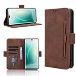 For Honor 300 Pro 5G / 300 Ultra 5G Skin Feel Calf Texture Card Slots Leather Phone Case(Brown)