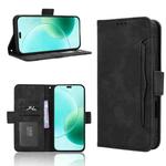 For Honor 400 Lite Skin Feel Calf Texture Card Slots Leather Phone Case(Black)