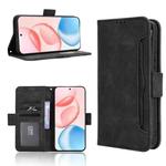 For Honor 400 Skin Feel Calf Texture Card Slots Leather Phone Case(Black)