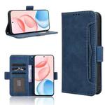 For Honor 400 Skin Feel Calf Texture Card Slots Leather Phone Case(Blue)