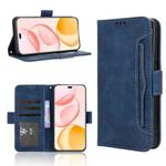 For Honor 400 Pro Global 160.8mm Skin Feel Calf Texture Card Slots Leather Phone Case(Blue)
