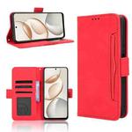 For Honor 400 Smart 5G Skin Feel Calf Texture Card Slots Leather Phone Case(Red)