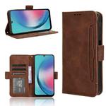 For Samsung Galaxy C55 / M55 5G Skin Feel Calf Texture Card Slots Leather Phone Case(Brown)