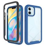 For iPhone 12 mini Starry Sky Solid Color Series Shockproof PC + TPU Protective Case(Royal Blue)