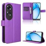 For OPPO A60 4G Diamond Texture Leather Phone Case(Purple)