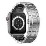 For Apple Watch SE 2022 44mm Modified Oak AP Titanium Alloy Watch Band(Silver)