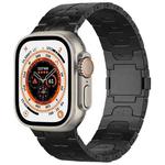 For Apple Watch Ultra 2 49mm Magnetic Buckle Titanium Alloy Watch Band(Black)