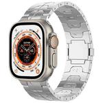 For Apple Watch Ultra 2 49mm Magnetic Buckle Titanium Alloy Watch Band(Silver)