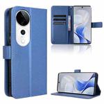 For vivo S19 Pro 5G / V40 5G Diamond Texture Leather Phone Case(Blue)