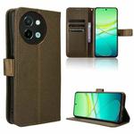 For vivo Y58 5G Diamond Texture Leather Phone Case(Brown)