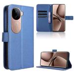 For vivo V40e 5G / iQOO Z9S 5G Diamond Texture Leather Phone Case(Blue)