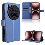 For vivo X200 Ultra 5G Diamond Texture Leather Phone Case(Blue)