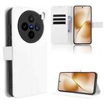 For vivo X200s 5G Diamond Texture Leather Phone Case(White)