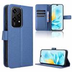 For Honor 200 Lite Global Diamond Texture Leather Phone Case(Blue)