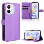 For Honor X60i 5G Diamond Texture Leather Phone Case(Purple)