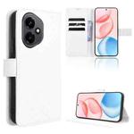 For Honor 400 Diamond Texture Leather Phone Case(White)