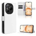 For Honor Power 5G Diamond Texture Leather Phone Case(White)