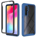 For Xiaomi Note 10 Lite Starry Sky Solid Color Series Shockproof PC + TPU Protective Case(Royal Blue)