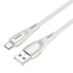 hoco U133 Type-C / USB-C to USB-A Braided Charging Data Cable, Length:1.2m(Grey)