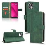 For T-Mobile Revvl 7 5G Skin Feel Magnetic Flip Leather Phone Case(Green)