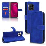 For T-Mobile Revvl 7 Pro 5G Skin Feel Magnetic Flip Leather Phone Case(Blue)