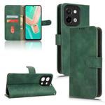 For vivo Y28 4G Skin Feel Magnetic Flip Leather Phone Case(Green)