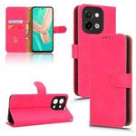 For vivo Y28 4G Skin Feel Magnetic Flip Leather Phone Case(Rose Red)