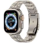 For Apple Watch Ultra 2 49mm Turtle Buckle Titanium Alloy Watch Band(Titanium)