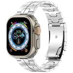 For Apple Watch Ultra 2 49mm Turtle Buckle Titanium Alloy Watch Band(Silver)