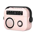 For AirPods Pro 2 Radio Style Wireless Bluetooth Earphones Shockproof Protective Case(Pink)