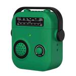 For AirPods 2 / 1 Radio Style Wireless Bluetooth Earphones Shockproof Protective Case(Green)