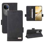 For vivo V50 5G Magnetic Clasp Leather Phone Case(Black)