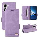 For Xiaomi Poco X7 Pro / Redmi Turbo 4 Magnetic Clasp Leather Phone Case(Purple)