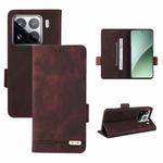 For Xiaomi 15 Pro Magnetic Clasp Leather Phone Case(Brown)