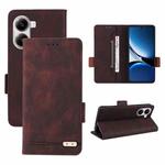 For Xiaomi Poco X7 Pro 5G / Redmi Turbo 4 Magnetic Clasp Leather Phone Case(Brown)