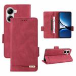 For Xiaomi Poco X7 Pro 5G / Redmi Turbo 4 Magnetic Clasp Leather Phone Case(Red)