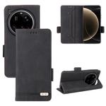 For Xiaomi 15 Ultra Magnetic Clasp Leather Phone Case(Black)