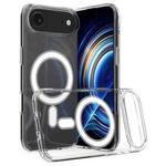For iPhone 17 Air MagSafe Clear Acrylic PC Hybrid TPU Phone Case(Transparent)