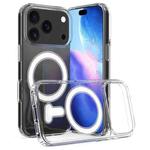 For iPhone 17 Pro Max MagSafe Clear Acrylic PC Hybrid TPU Phone Case(Transparent)