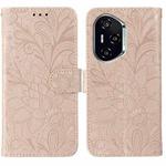 For Honor 400 Lace Flower Embossing Flip Leather Phone Case(Rose Gold)