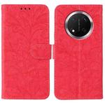 For Honor Magic7 Lite / X9c Lace Flower Embossing Flip Leather Phone Case(Red)