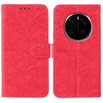 For Honor Magic7 Pro Lace Flower Embossing Flip Leather Phone Case(Red)
