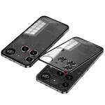 For Nothing Phone 3 Snap Buckle Metal Frame Frosted Phone Case(Grey)