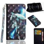 For iPhone 12 / 12 Pro 3D Painting Pattern Horizontal Flip TPU + PU Leather Case with Holder & Card Slots & Wallet(Wolf)