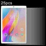 For POWMUS 10.1 inch Tablet M820 25pcs 9H 0.3mm Explosion-proof Tempered Glass Film
